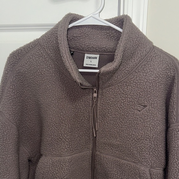 Gymshark Women’s Elevate Fleece Midi Jacket - Mauve - Picture 3 of 5